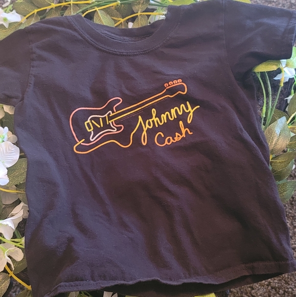 Johnny Cash Kids T-Shirt - Picture 2 of 3